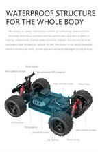 1:18 Scale High Speed 4WD Truck With Powerful Motor, All Terrain Available, 36km/h Racing, Waterproof Design, Strong Motor, Children's Day Gift For Boys And Girls