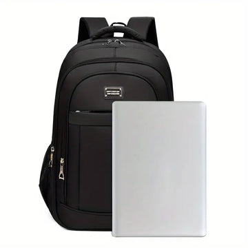 Large Capacity Men's Waterproof Backpack: Perfect for Commuting, Business, and Leisure Travel!