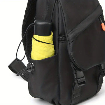 Men's Simple Casual Chest Bag Street Trendy Multi-purpose Shoulder Bag Travel Crossbody Bag