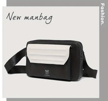 New Casual Men's Satchel Fashionable Boys Handsome One-shoulder Messenger Bag Multi-functional Use Of Waist Bag Horizontal Locomotive Camera Ipad 10inch Shoulder Bag