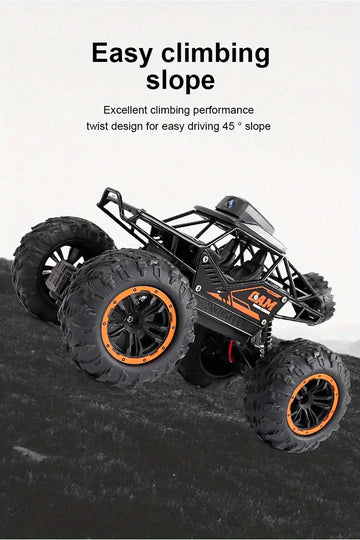 Remote Control Car With Camera WiFi HD Camera, 2.4Ghz 1/18 Scale Off-Road Remote Control Truck Monster Trucks For Boys 8-12 Birthday Gift For Kids