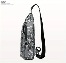 Stay Protected & Charged On-the-Go: Waterproof Crossbody Chest Bag With USB Charging & Earphone Hole