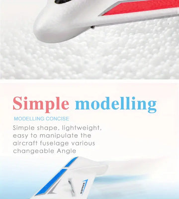 Mini Children's Remote Control Aircraft Toy, Indoor And Outdoor Fixed Wing Model, UAV Wrestle Resistant King Glider, Foam Electric Fighter