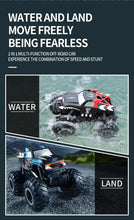 4WD Remote Control Stunt With Amphibious Driving, 45°Climbing, Off-road Rotation, Upgrade Powerful Battery, High Quality Material, Waterproof Body Design, Birthday Gifts For Boys