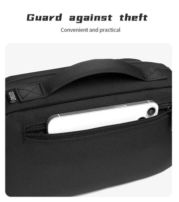 Men's Waterproof & Scratch-resistant Crossbody Shoulder Bag - Large Capacity for Daily Commuting