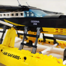 JIESTAR High Tech Cessna 208 Caravan Amphibious Type Plane Twin-rotor Helicopter Aircraft Airplane AV-8II Harrier Attack Aircraft Moc Bricks Technical Model Building Blocks Boys Toys