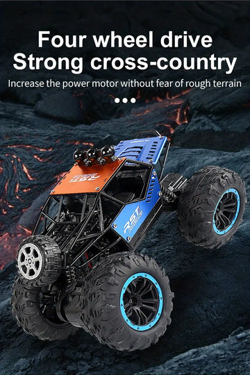 Large Alloy Off-road Climbing Remote Control Car Children Boys Rechargeable Motor Toy Car