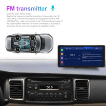 Wireless Portable Car Stereo For Carplay Android Auto Receiver 10.36"Screen With BT WiFi FM Mirror Link Voice Control Front And Back Loop Recording