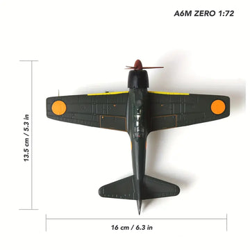 1/72 JP A236.22inchZero Metal Fighter Model Diecast Aircraft Military Display Model Aircraft For Collection