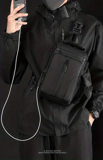Lightweight & Roomy: Men's Large Capacity Bag for All Your Needs!