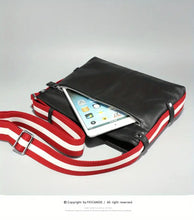 Men's Genuine Leather Large Capacity Messenger Bag, Trendy Casual Cowhide Commuter Bag