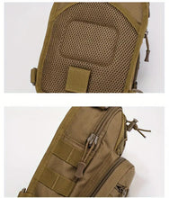 Men's Outdoor Tactical Crossbody Bag, Multi-functional Camouflage Chest Bag With Detachable Shoulder Strap For Outdoor Camping Hiking Travel