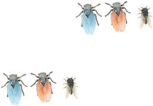 UNO1RC 2 Sets cicada Model Toy Christmas Decor Kids playset Wild Animals Toy for Kids Wildlife Kids Decor bee Toy kidcraft playset Plastic abs Bagging Machine Halloween Child