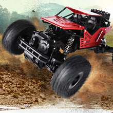 Oversized Alloy Remote Control Car Off-road Vehicle Charging Four-wheel Drive High-speed Big Foot Climbing Racing Boy Kids Toys