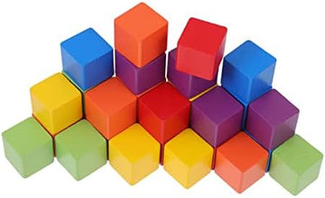 UNO1RC 60pcs Color Building Blocks Squares Kid Toy Stacking Toy Educational Toys Kids Toys Toy for Kids Children's Toys Puzzle Toys Kids Building Blocks Kids playset Pupils Wood Plate Box