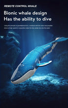 2.4G Remote Controlled Diving Whale, Rechargeable Simulation Fish, Off Water Power Protection Function, Toy For Boys Christmas Birthday Gift