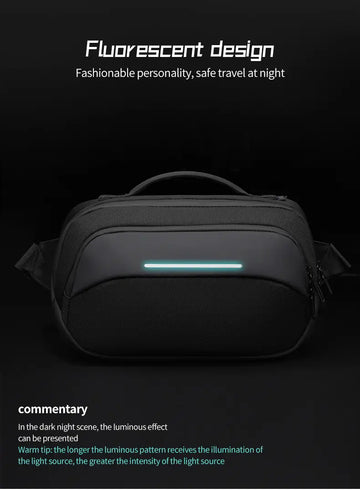 Men's Waterproof & Scratch-resistant Crossbody Shoulder Bag - Large Capacity for Daily Commuting