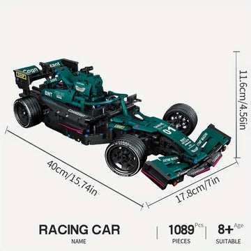 Technical High-Tech Speed F1 Super Racing Car Model Bricks 1089Pcs  Modular Building Blocks Bricks Children Boys Toys Gifts