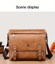 1pc Men's Messenger Bag Computer Satchel Bag One Shoulder Messenger Bag Retro Casual Shoulder Bag