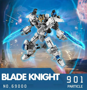 901Pcs Wind Blade Knight Robot Playset Building Toys For Boys 3-in-1 Building Blocks Building Toys Suitable For Holiday Gifts For Boys