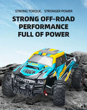Super Large 1:8 Remote Control High-speed Car, Large Tire 30Km/h 380 High-speed Motor, 30 Minutes Driving Time, 1968.5 Inch/50 Meters Remote Control Distance, 7.4V1500mAh Rechargeable Lithium Battery