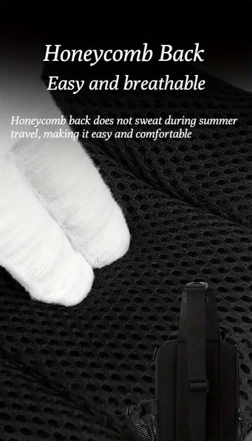 Lightweight & Roomy: Men's Large Capacity Bag for All Your Needs!
