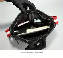 Men's Genuine Leather Large Capacity Messenger Bag, Trendy Casual Cowhide Commuter Bag