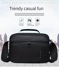 Men's Casual Outdoor Large Capacity Messenger Bag, Lightweight Square Bag