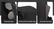 Casual Multifunctional Shoulder Bag, Breathable Sports Chest Bag With Password Lock