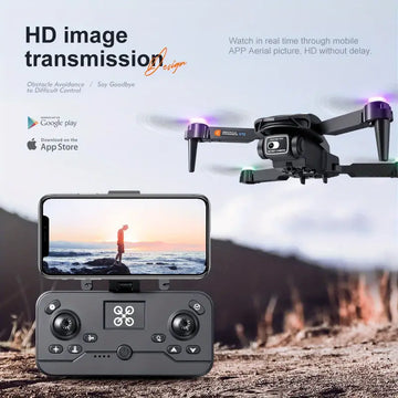 V10 Uav High-definition Aerial Photography Obstacle Avoidance Quadcopter Optical Flow Positioning Remote Control Toy Aircraft