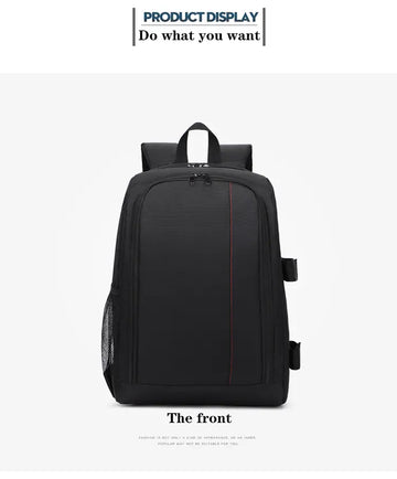 Premium Waterproof Camera Backpack with 15 Laptop Compartment & Rain Cover - Perfect for Photographers & Adventurers!