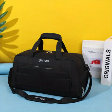 Modern Simple Portable Travel Bag, Large Capacity Unisex Foldable Duffel Bag, Convenient Moving Bag, Fashion Bag For Male And Female