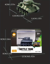 Mini Mini Remote Control Tank, Miniature Simulation Four-way Wireless Charging Children's Indoor Desktop Remote Control Car Military Toy Car Gift