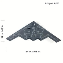 Air Force B-2 Spirit Stealth And Strategic Bomber, 1/200 Scale DieCast Metal Model, Fighter, Combat Aircraft For Collection Or Gift