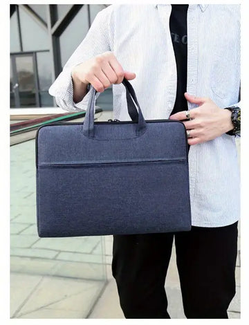 Simple Lightweight Portable Computer Bag, Waterproof Oxford Cloth Briefcase