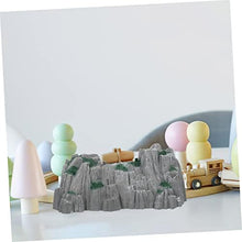 UNO1RC 2pcs Artificial Rock Cave Kids Wooden Toys Wood Toys Wooden Trains O Gauge Mountain Tunnel Train Tunnel for Kids N Scale Tunnel Plastic Railway Tunnel Toy Pretend Tunnel Toy Track