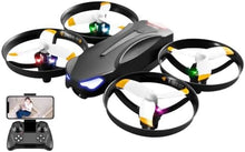 UNO1RC Kids RC Drone, RC Drone With Fixed Height And Headless Mode, Quadcopter RC Aircraft With Lights, Propeller Fully Protected, Easy To Fly Children's Gift Toys For Boys And Girls