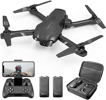 UNO1RC 4DV13 Drone with 1080P HD FPV Camera for kids Adults, Foldable Mini RC Quadcopter With Waypoint, Functions,Headless Mode,Altitude Hold,Gesture Selfie,3D Flips,Beginners Toys Gifts