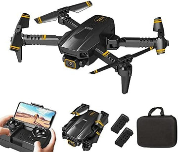 UNO1RC RC Quadcopter UAV For Adults Foldable Drone With APP Control, With 4K FPV HD Camera, Gesture Control, Altitude Hold, Headless Mode, 3D Flips, Long Flight Time 24Mins,2 Battery