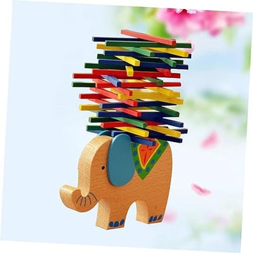 UNO1RC 2pcs Kids Wooden Toys Wood Toys Building Blocks for Kids Developmental Toys Balance Games Playset