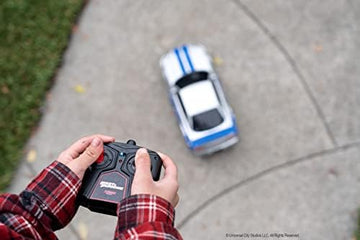 UNO1RC Toys Fast & Furious Brian's Nissan Skyline GT-R (Bnr34)- Ready to Run R/C Radio Control Toy Vehicle, 1: 16 Scale, Silver and Blue, (99370)