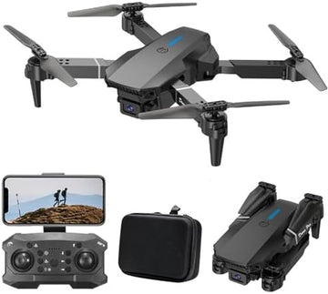 UNO1RC with Dual 1080p HD Fpv Camera, Hold Headless Mode Start Speed Adjustment with Foldable Arms, 3-Level Flight Speed Switched Apk, System to Take Pictures, Video, Real-Time Transmission #