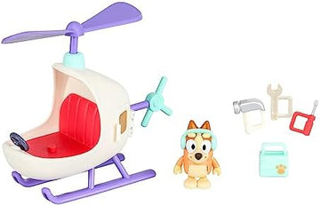 UNO1RC Vehicle and Figure Pack Bingo's Helicopter with 2.5 Inch Bingo Figure and Tool Accessories