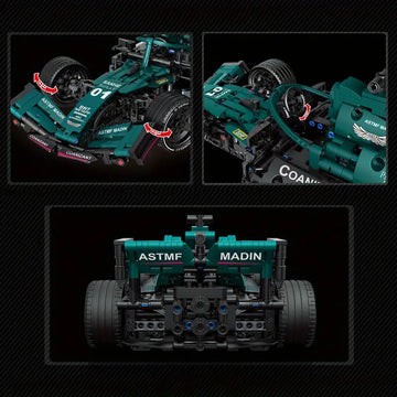 Technical High-Tech Speed F1 Super Racing Car Model Bricks 1089Pcs  Modular Building Blocks Bricks Children Boys Toys Gifts
