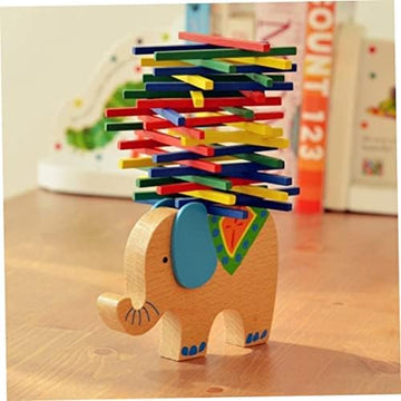 UNO1RC 2pcs Kids Wooden Toys Wood Toys Building Blocks for Kids Developmental Toys Balance Games Playset