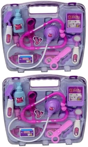 UNO1RC 28 Pcs Kids Suit Toddler Toys Girls Toys Toddler Playset Doctor Playset for Kids Dress up Pretend Play