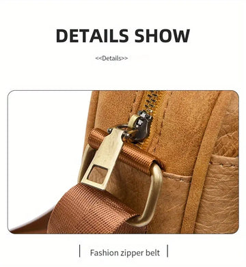Men's Casual Simple Crossbody Bag, Trendy Shoulder Bag