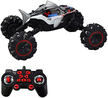 UNO1RC Remote Control Drift Stunt Car, RC Crawler Snake Monster Truck, One Key Deformation, More Ways Moving, Side Shift