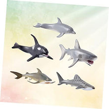 UNO1RC 5pcs kidcraft playset Toys for Kids sea Animal Toys Toy for Kids Ocean Toys Kids playset Simulation sea Life Model Marine Life Figure Toy Animal Model Whale Child Doll