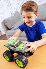 UNO1RC Power Exploding Monster Truck with Explosive Crash Sounds and Lights, Smash It Up Again and Again, Toy Car for Boys and Girls 3 Years and Above [Amazon Exclusive] (Gray)